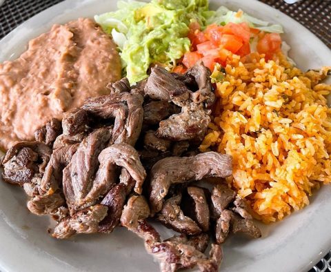Tex-Mex Food - Beef Fajita Plate